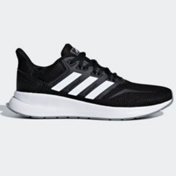 ADIDAS | NEW RunFalcon 3.0 Black and White Running Shoes Women’s Size 7.5 Wide - Picture 1 of 9